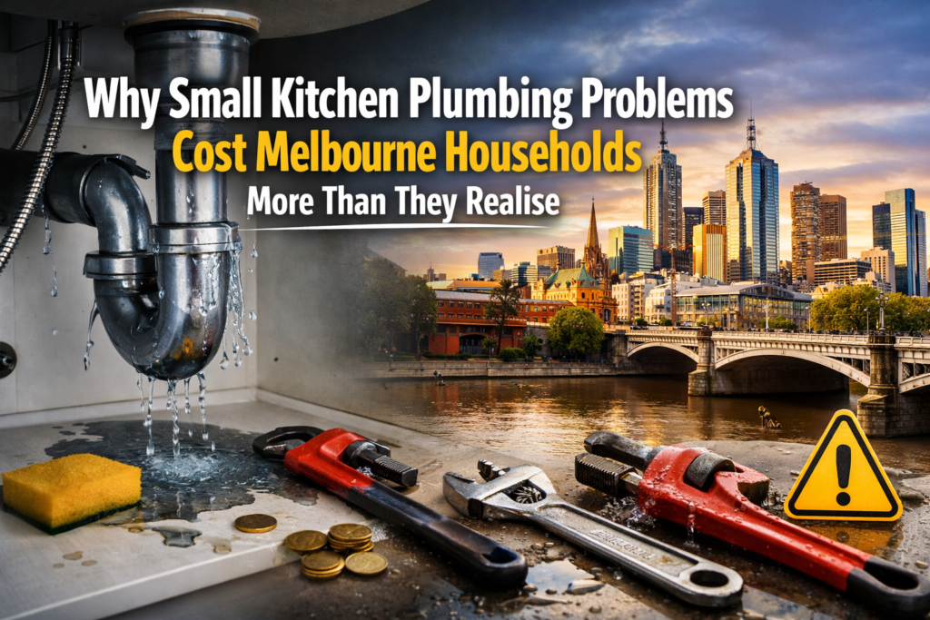 small kitchen plumbing problems Melbourne