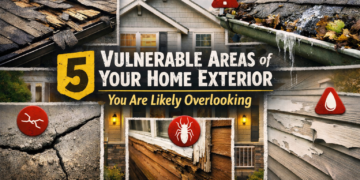 vulnerable areas of your home exterior