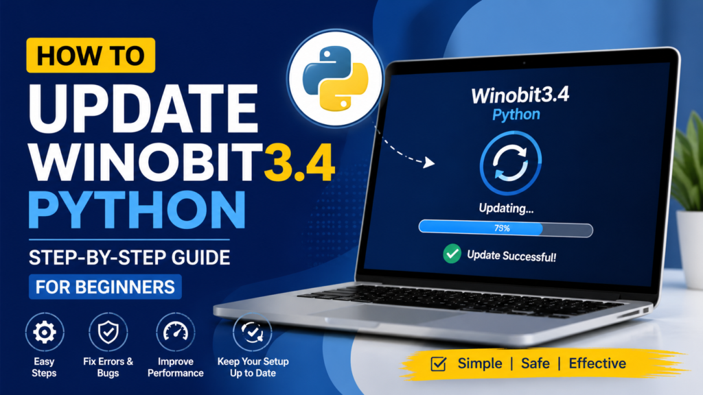How to Update Winobit3.4 Python