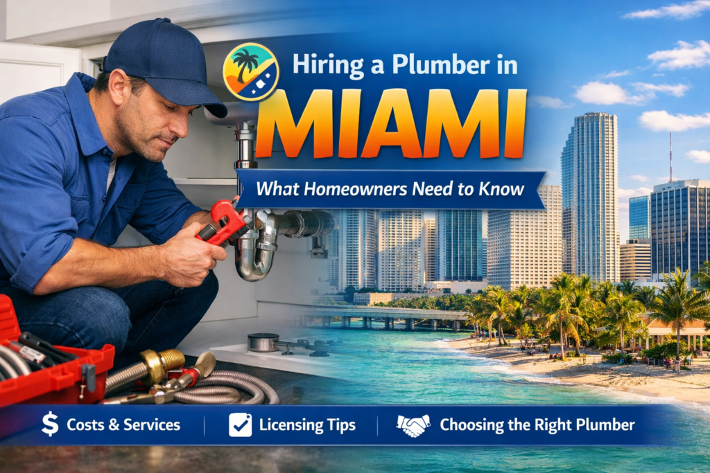 hiring a plumber in Miami