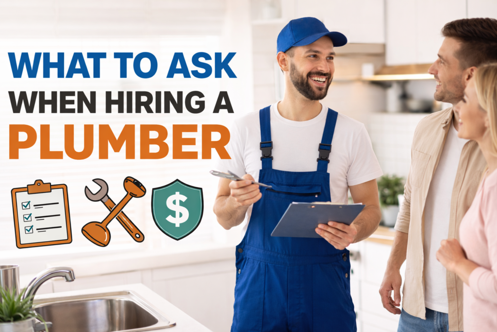 Plumber consultation in a modern kitchen