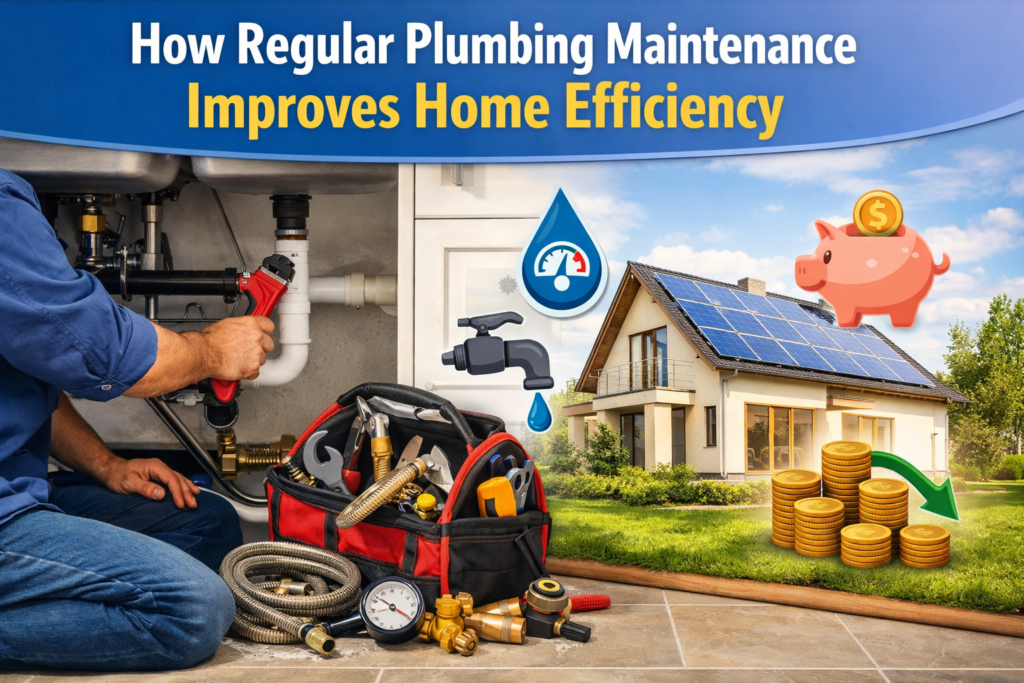 regular plumbing maintenance improves home efficiency