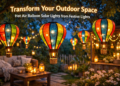hot air balloon solar lights