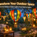 hot air balloon solar lights