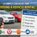 vehicle rental checklist