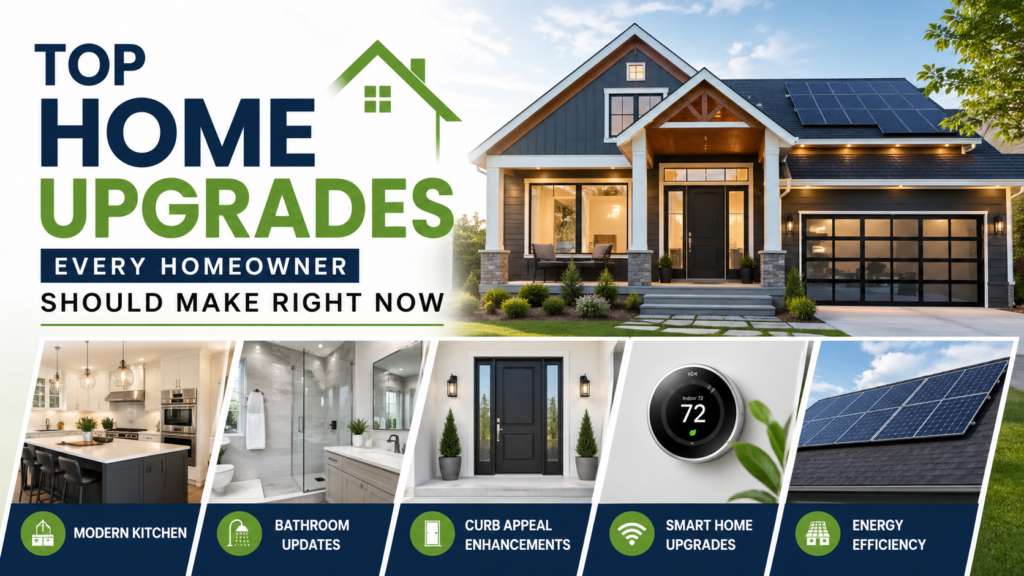 Top Home Upgrades Every Homeowner Should Make Right Now