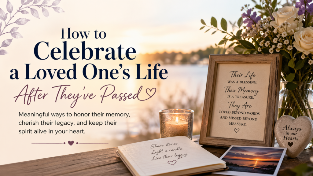 celebrating a loved one’s life after death