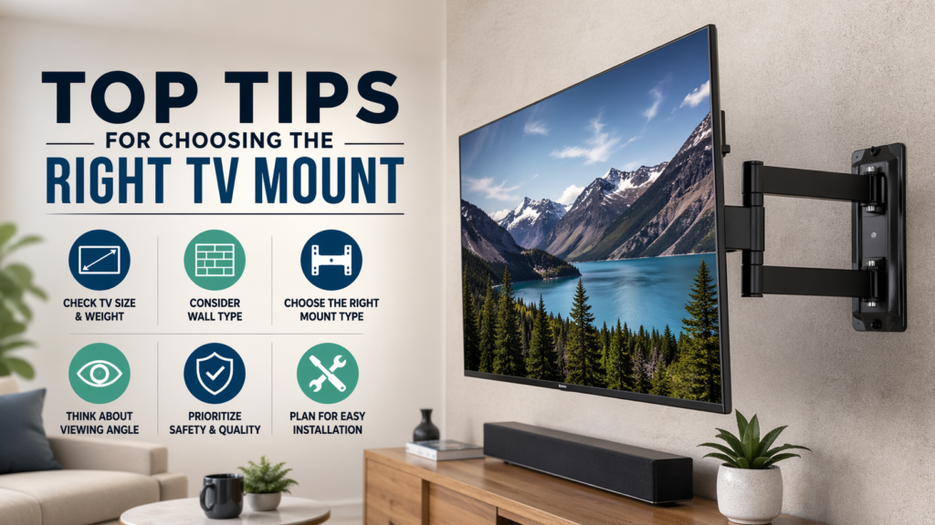 choosing the right tv mount