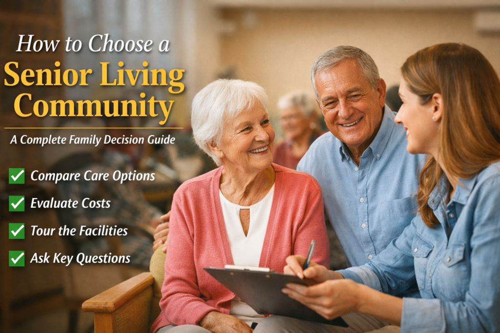 how to choose a senior living community