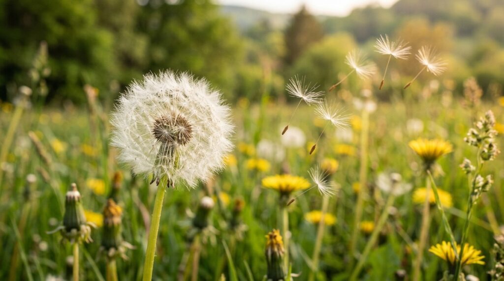 dandelion seeds