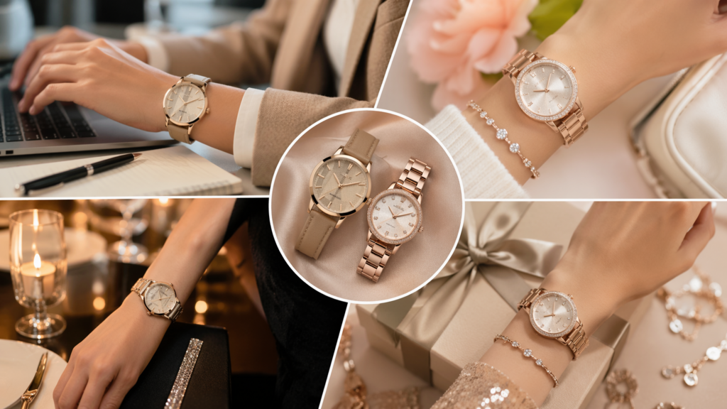 Burberry watch vs Swarovski watches styling guide
