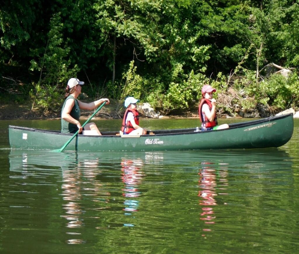 kayaking trip on the Shenandoah River