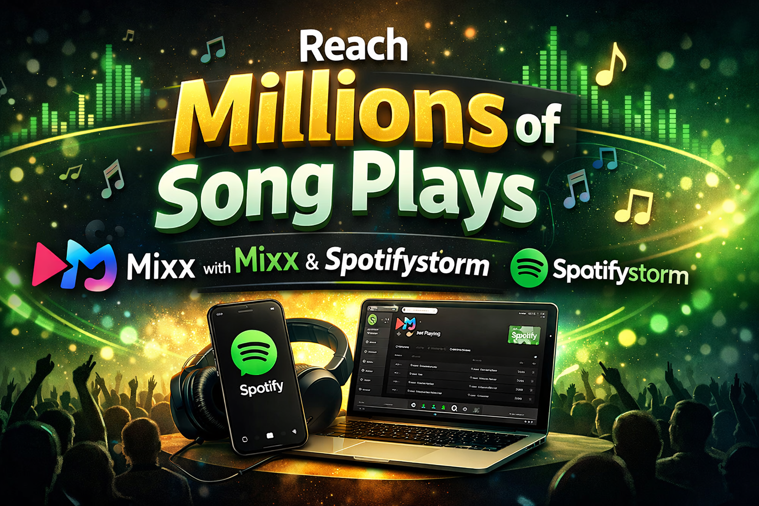 increase spotify plays