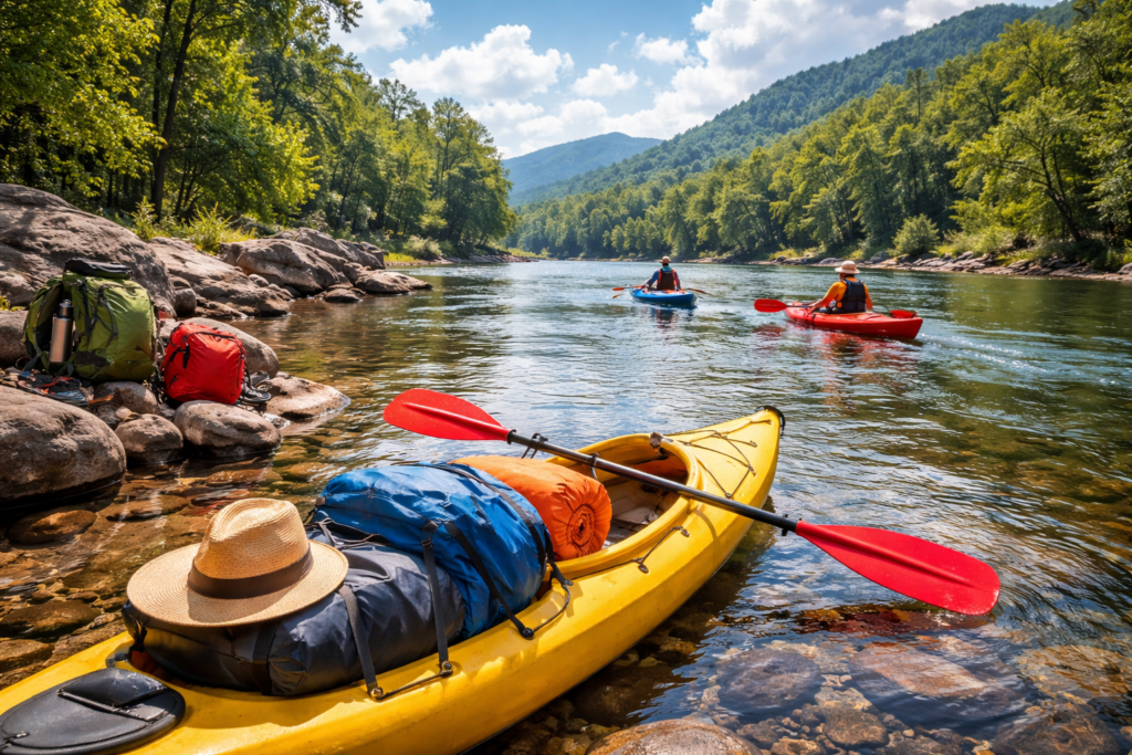 kayaking trip on the Shenandoah River