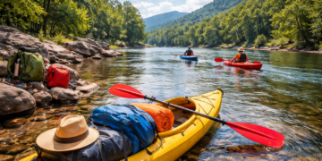 kayaking trip on the Shenandoah River