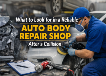 reliable auto body repair shop after a collision