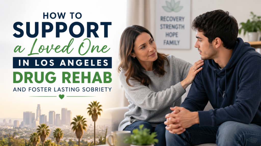 support a loved one in Los Angeles drug rehab