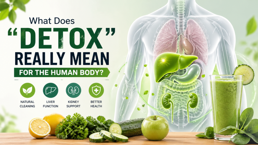 what does detox really mean for the human body