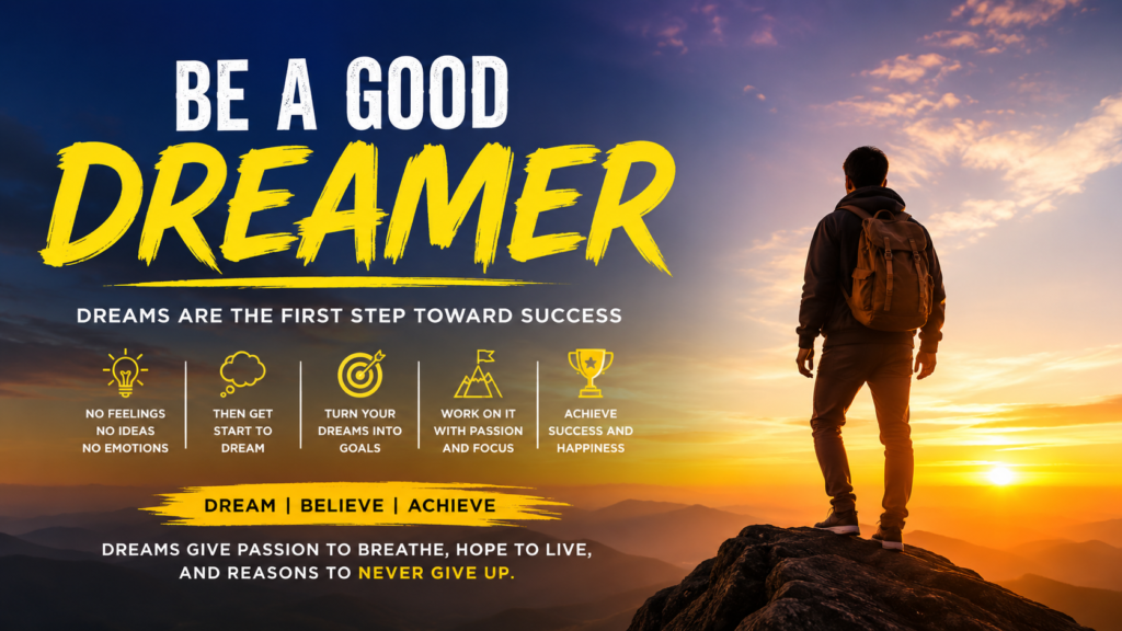 Be a Good Dreamer