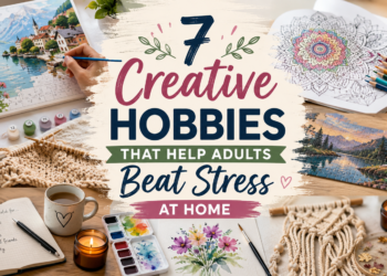 Creative hobbies to beat stress at home