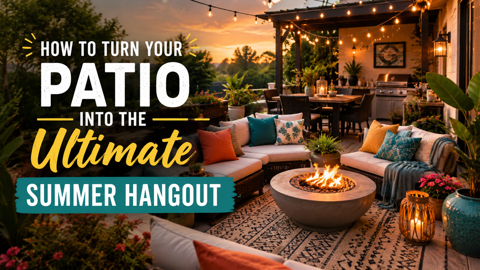 ultimate summer patio hangout
