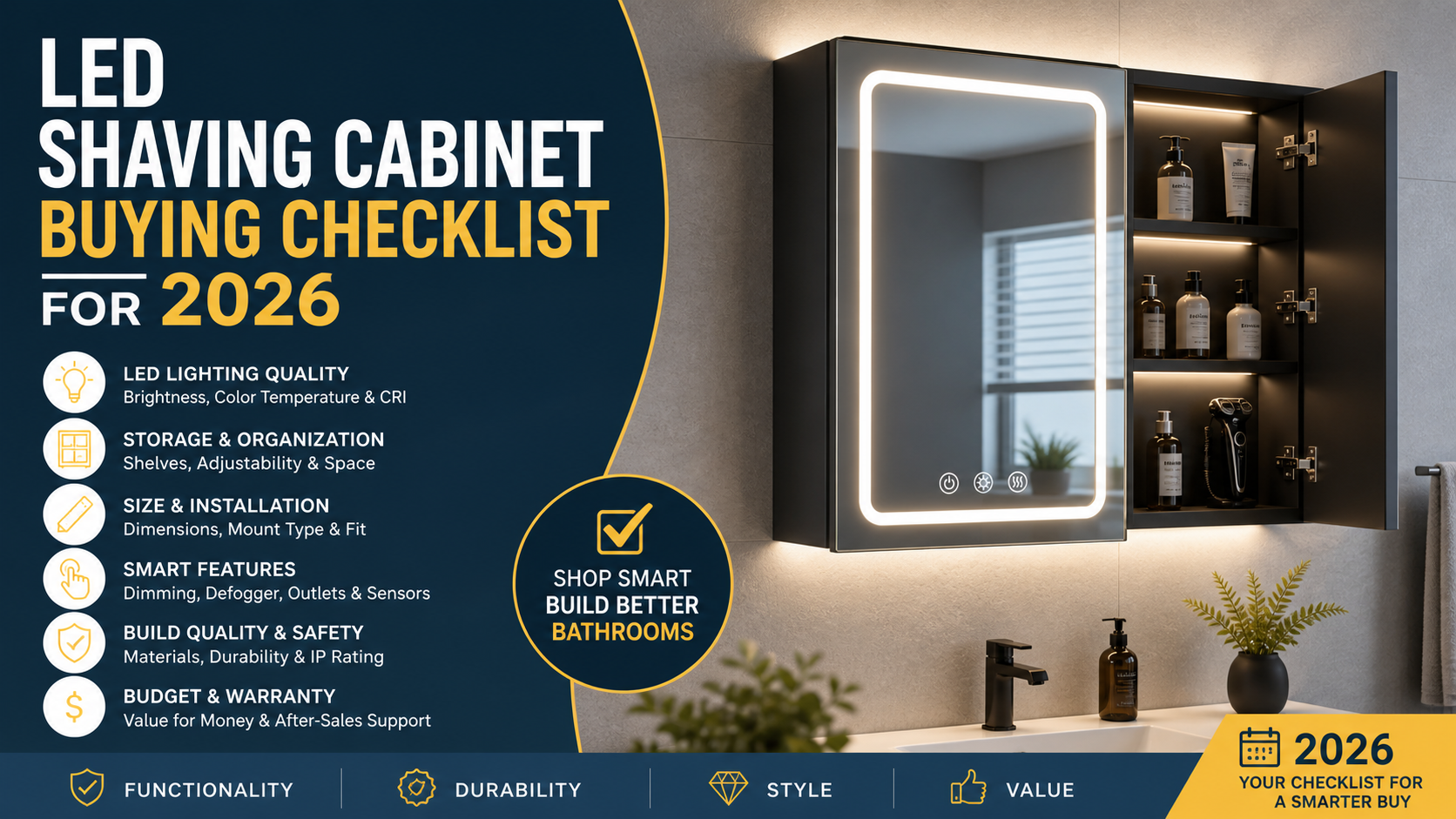 LED Shaving Cabinet Buying Checklist