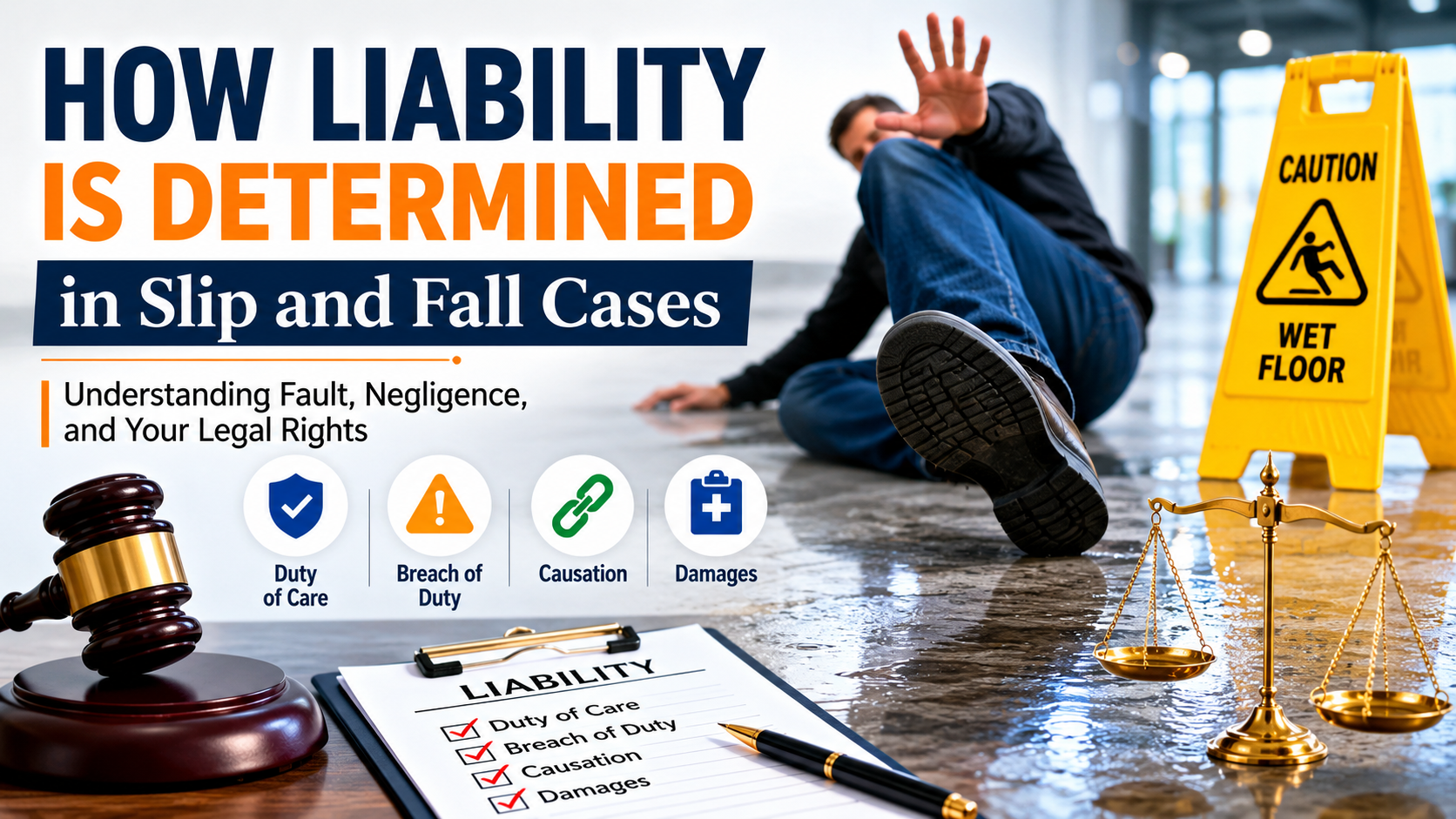 How Liability Is Determined in Slip and Fall Cases