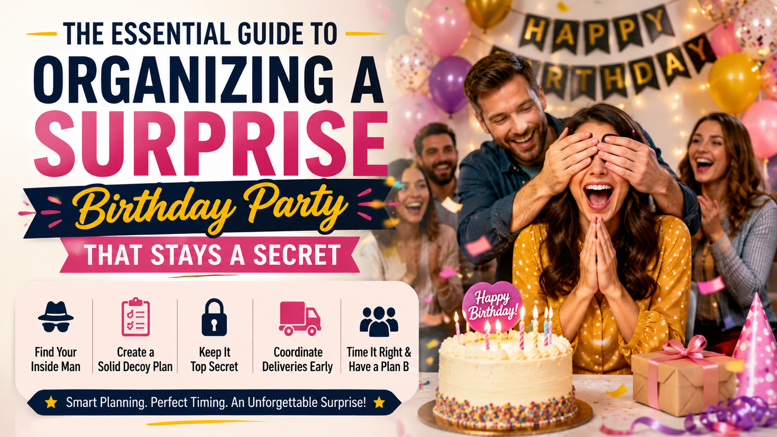 Surprise birthday party planning guide
