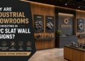 WPC Slat Wall Designs for Industrial Showrooms