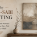 Wabi-sabi painting for your wall