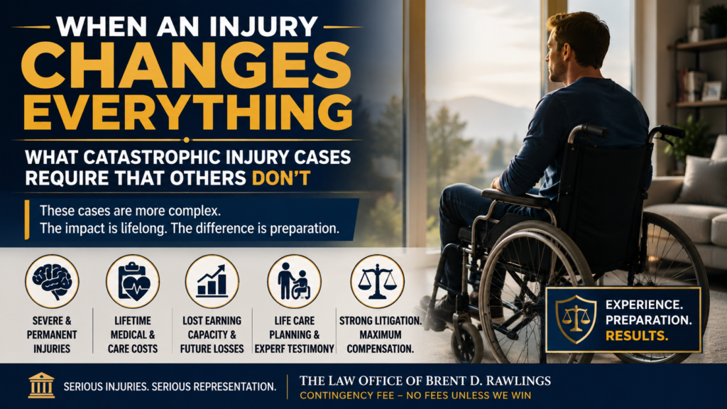 What Catastrophic Injury Cases Require That Others Don't