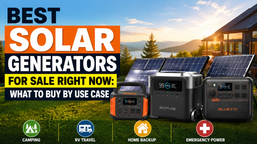 best solar generators for sale