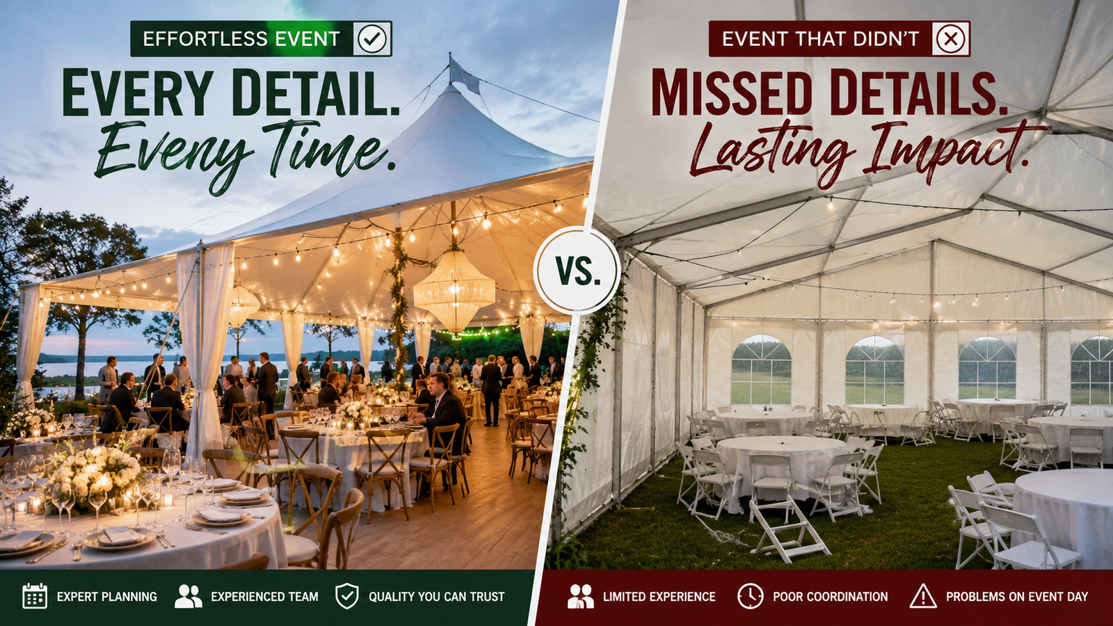 effortless tented events