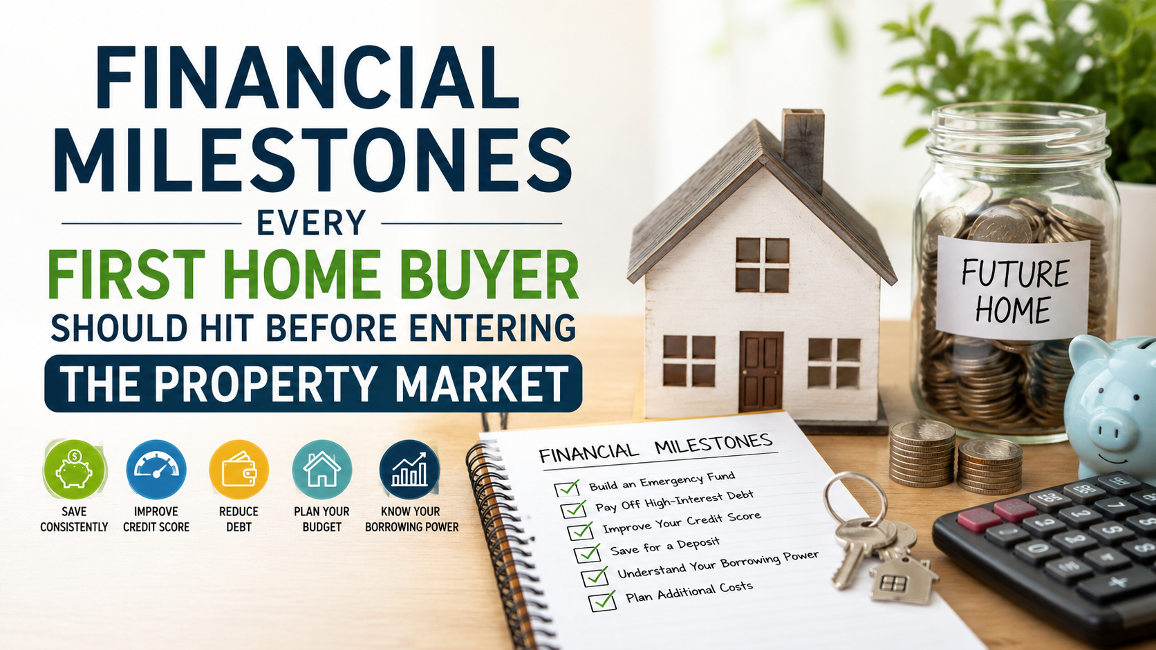 first home buyer financial milestones