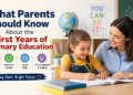 first years of primary education