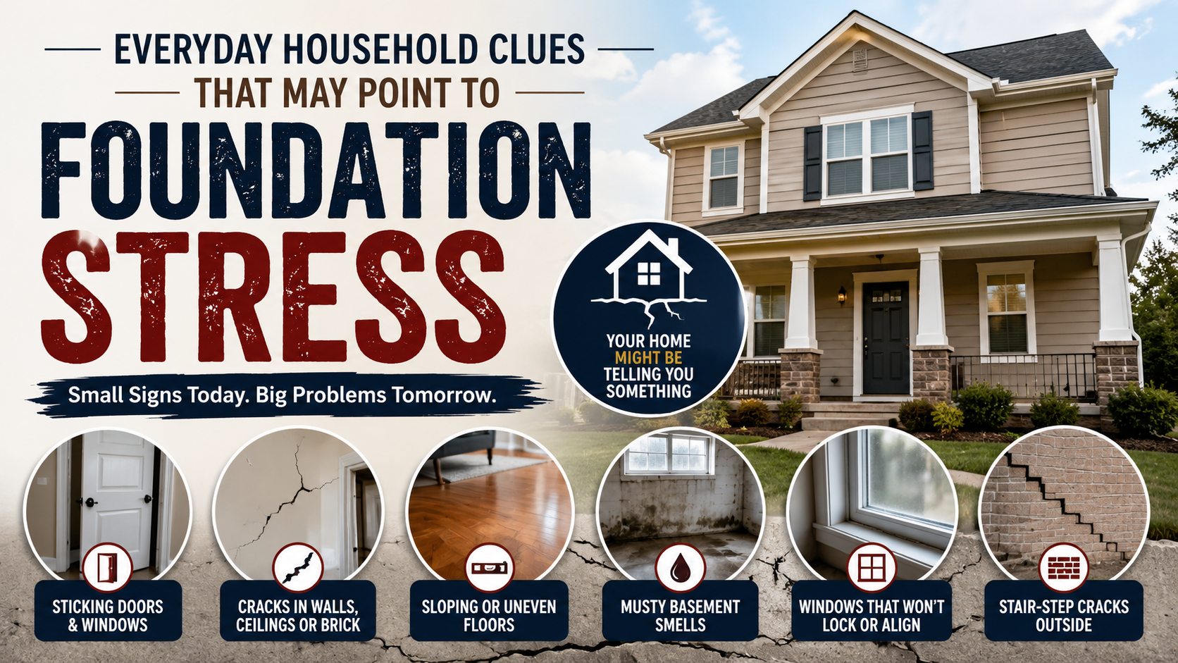foundation stress signs