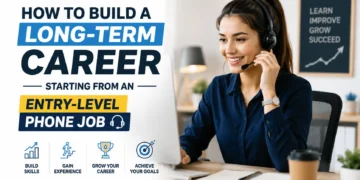 long-term career from an entry-level phone job