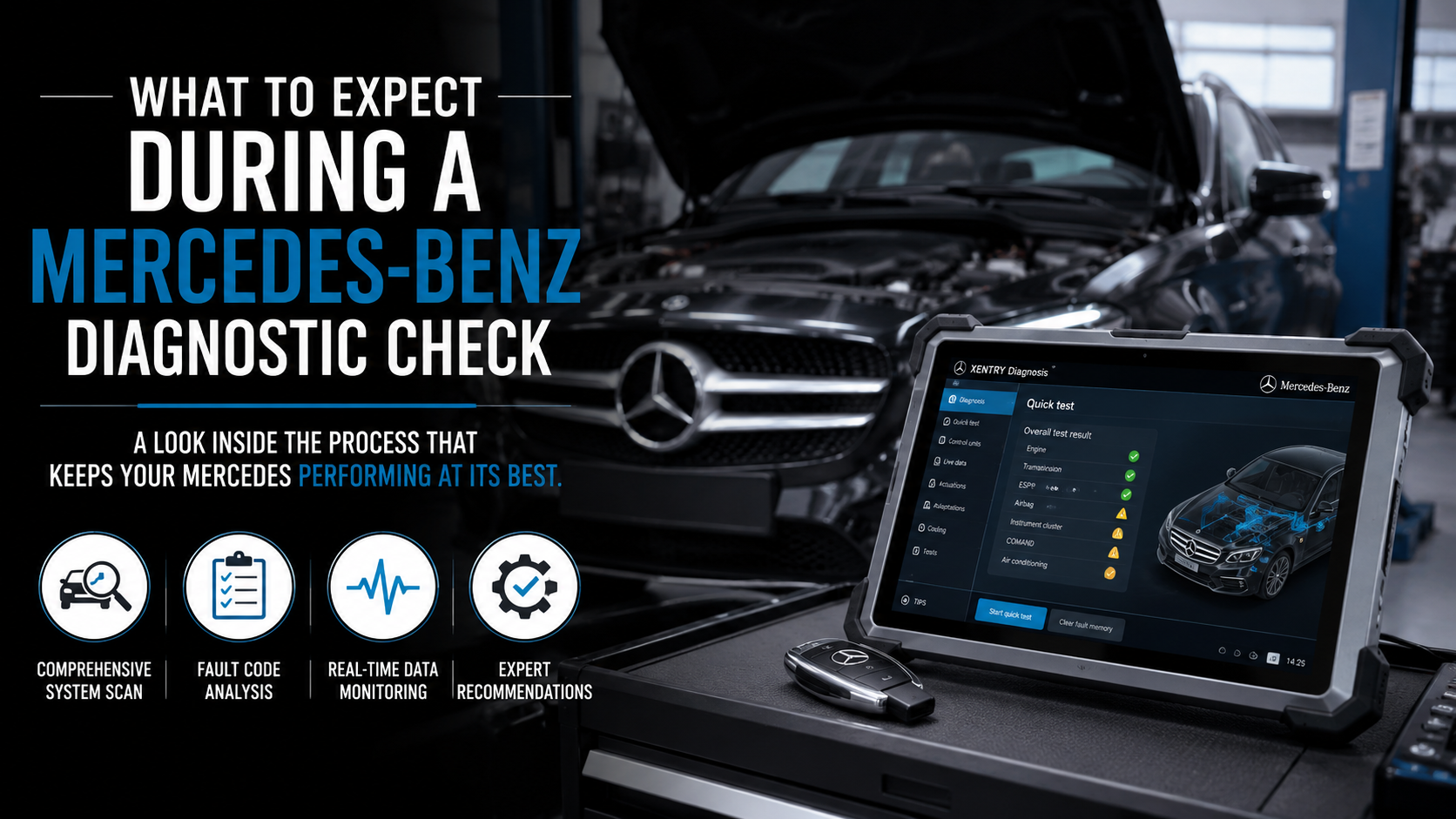 Mercedes-Benz diagnostic check