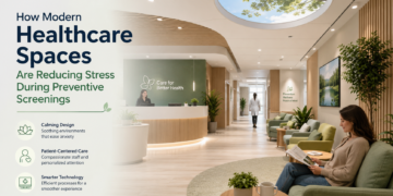 modern healthcare spaces reducing stress