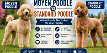 moyen poodle vs standard poodle