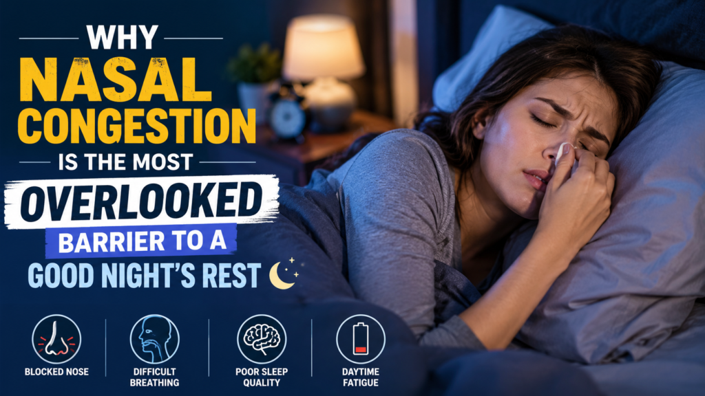 nasal congestion and sleep