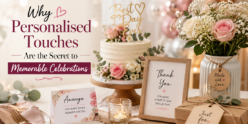 personalised touches for celebrations