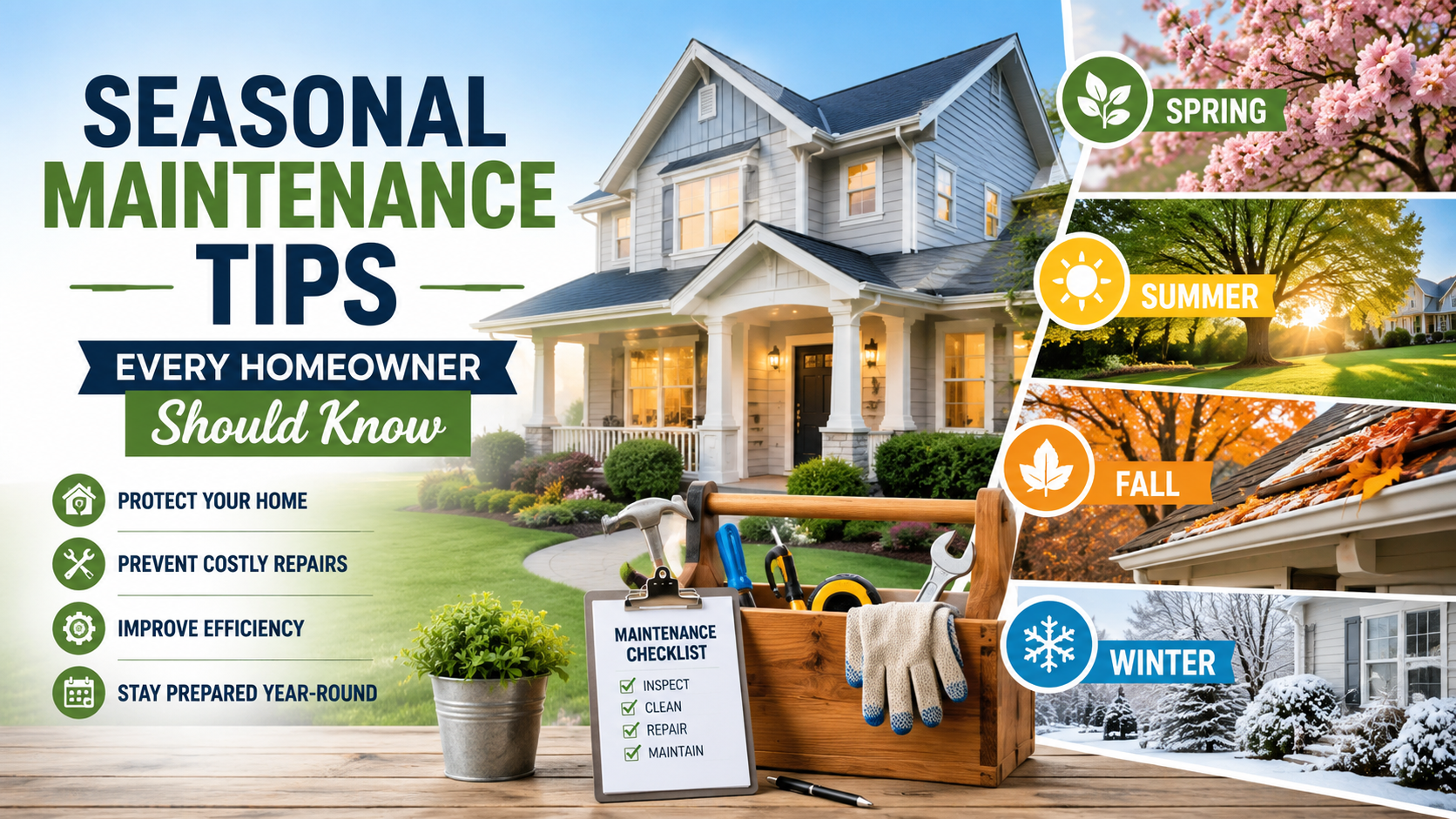 seasonal maintenance tips for homeowners