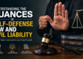 self-defense law and civil liability