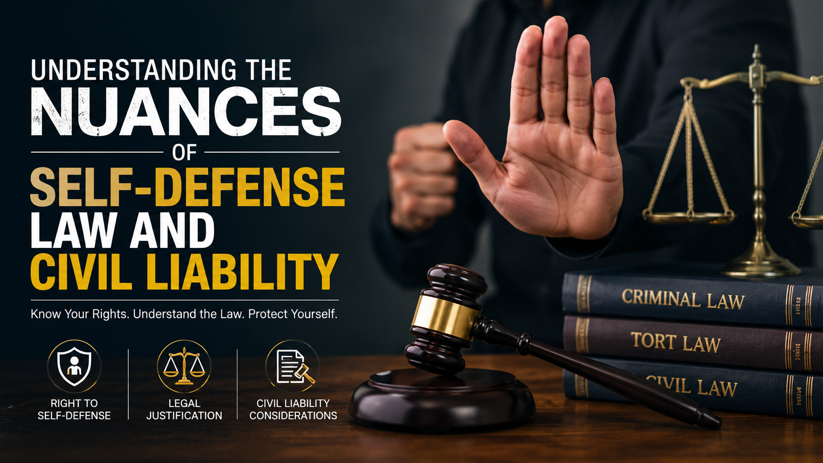 self-defense law and civil liability