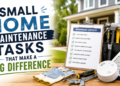 small home maintenance tasks