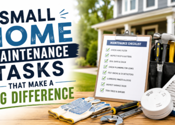 small home maintenance tasks