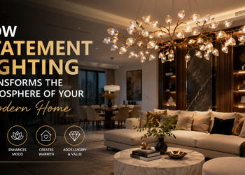 statement lighting for modern homes