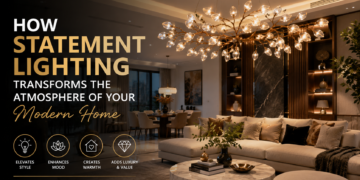 statement lighting for modern homes