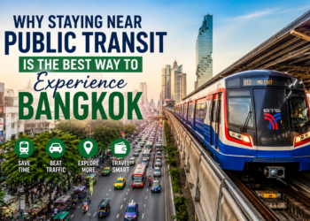 staying near public transit in Bangkok